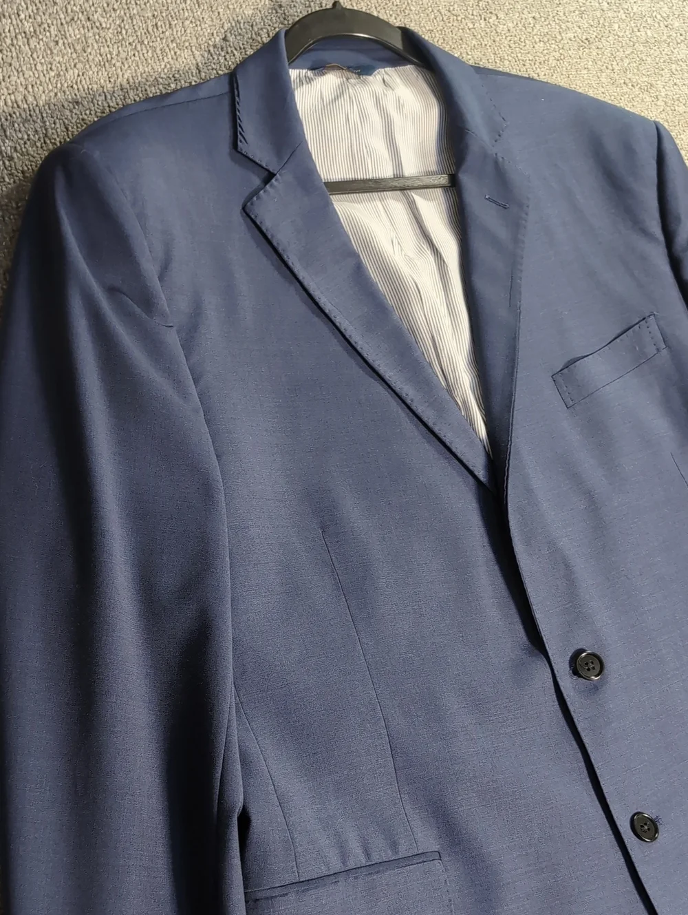Brooks Brothers Explorer Regent Fit Blazer Performance Stretch Size 46R in Navy